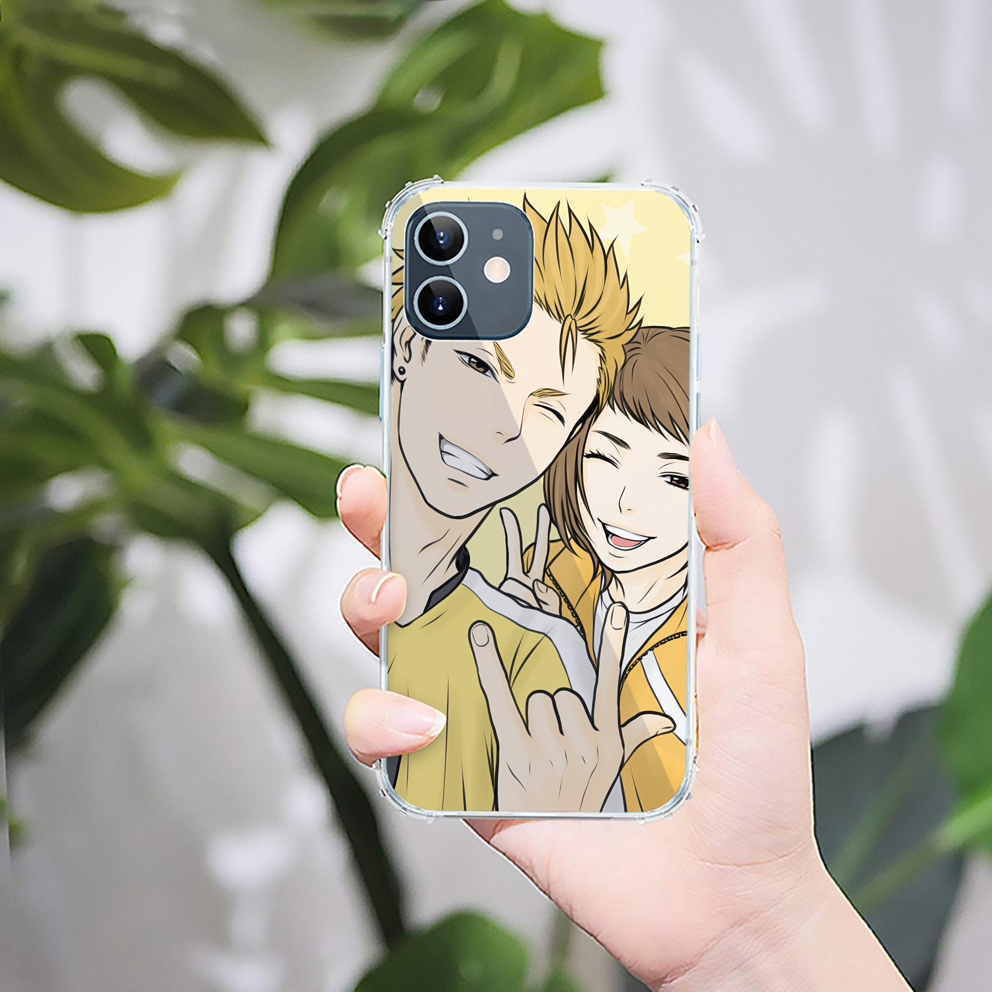 （画像用） ハイキュー!! Haikyu!! 【iPhone 12シリーズ対応】透明スマホケース（クリアソフトケース）